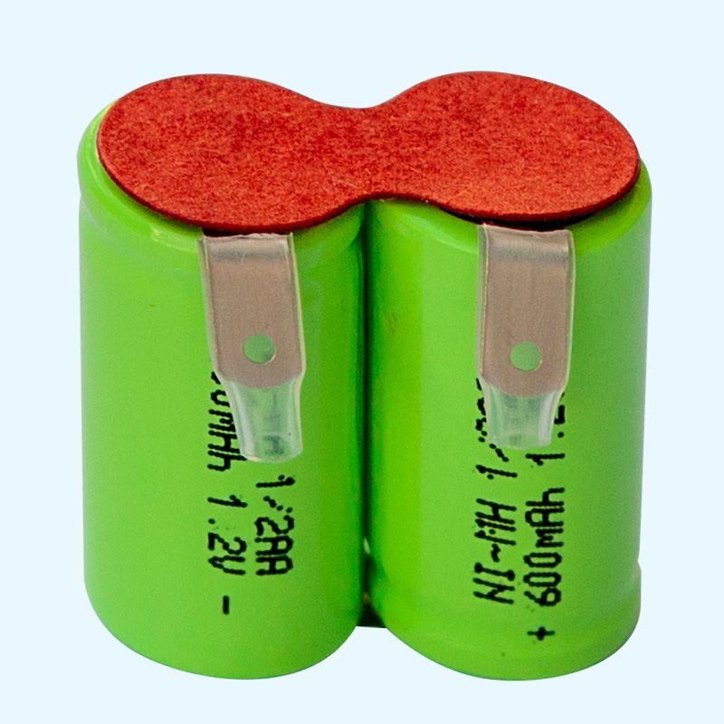 須刀充電電池，1/2AA600mAh*2鎳氫電池組,安全,循環(huán)壽命長,低內(nèi)阻,大電流,小體積